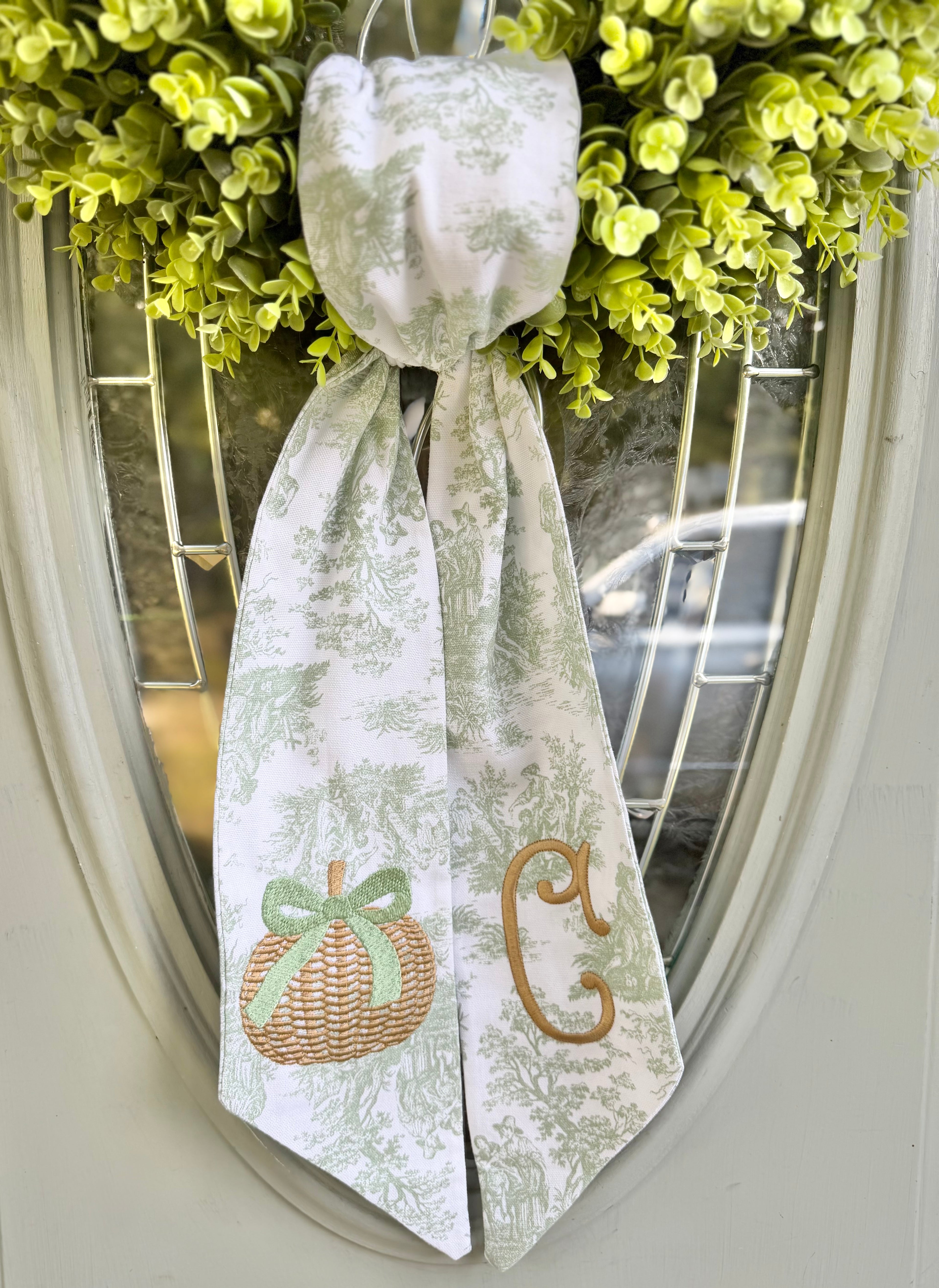 Wreath Sash